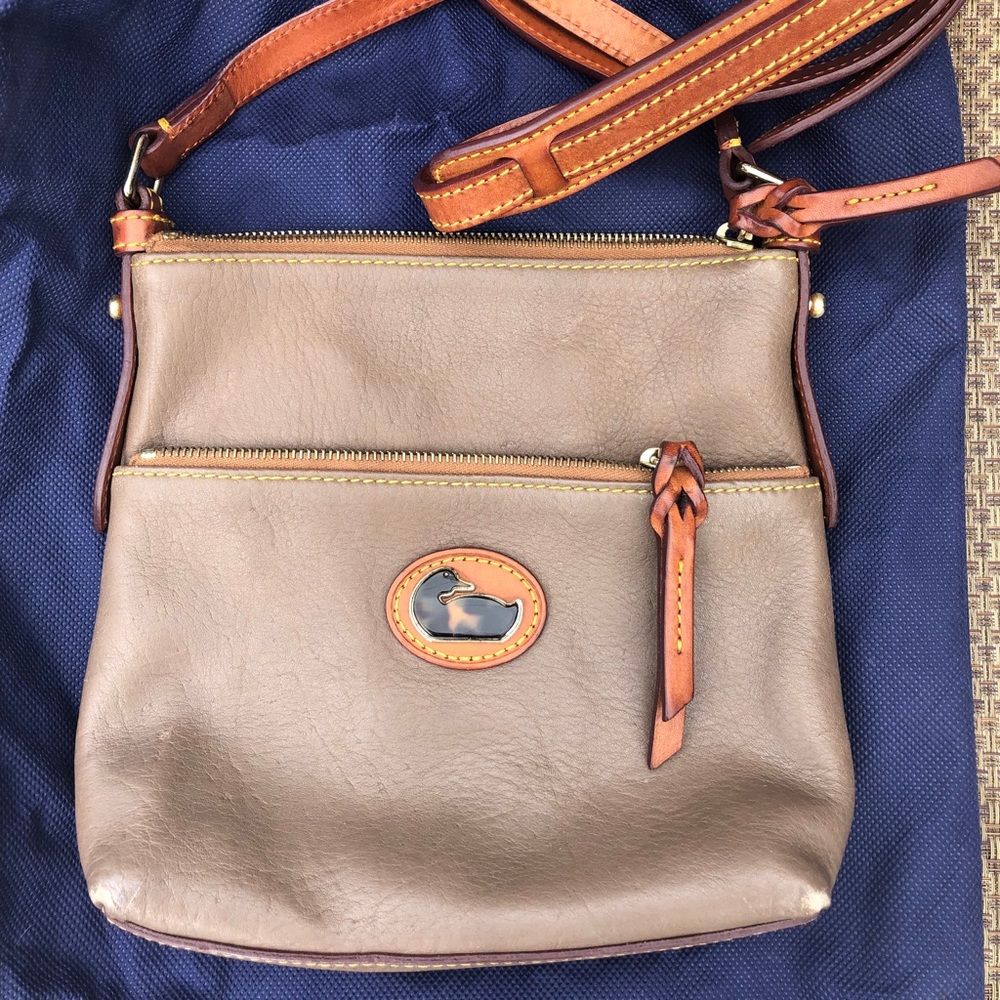Dooney & Bourke Taupe Crossbody Bag